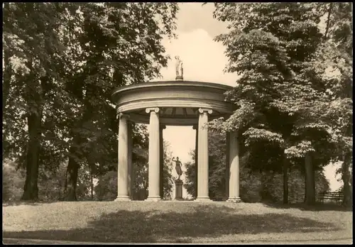 Ansichtskarte Neustrelitz Stadtpark mit Hebetempel 1970