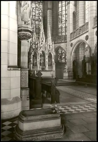 Ansichtskarte Lutherstadt Wittenberg Schloßkirche Grab Melanchthons 1983