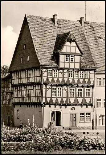Bad Frankenhausen Stadtteilansicht Historisches Fachwerkhaus zur DDR-Zeit 1972