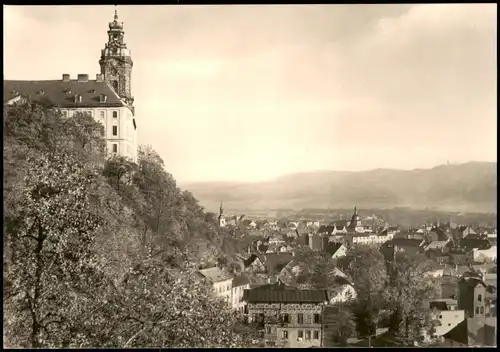 Ansichtskarte Rudolstadt Schloss Heidecksburg DDR-Panorama-AK 1973