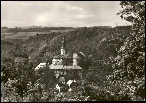 Ansichtskarte Weesenstein (Müglitz) Schloss Weesenstein im Müglitztal 1986