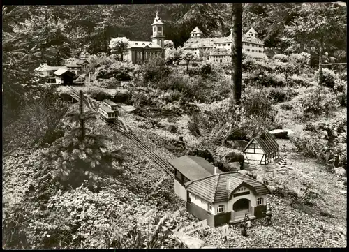 Ansichtskarte Oederan Miniaturpark Klein-Erzgebirge Augustusburg 1981