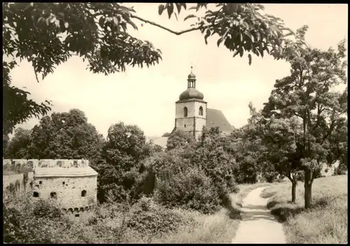Ansichtskarte Querfurt Burgpromenade 1968