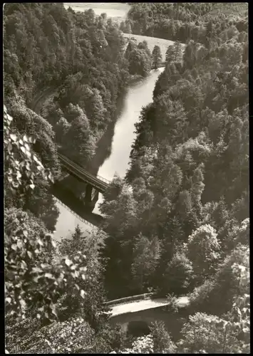 Ansichtskarte Wolkenstein Wolkensteiner Schweiz, Brücken 1977