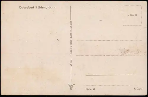 Ansichtskarte Kühlungsborn Strand, Kinder beim spielen 1953