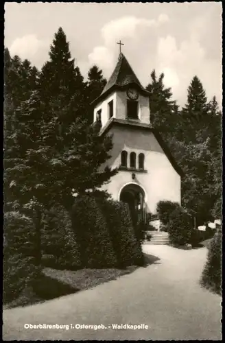 Oberbärenburg-Altenberg (Erzgebirge) Waldkapelle zur DDR-Zeit 1964
