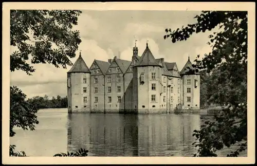 Ansichtskarte Glücksburg (Ostsee) Lyksborg Schloss Glücksburg (Castle) 1955