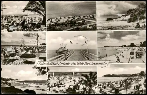 Ansichtskarte Grömitz (Holstein) Strandansichten, Restaurant 1964