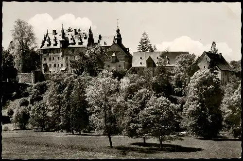 Ansichtskarte Lauterbach (Hessen) Partie am Schloß 1961