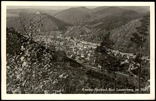 Ansichtskarte Bad Lauterberg im Harz Blick auf die Stadt 1954