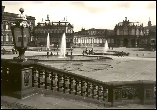 Ansichtskarte Innere Altstadt-Dresden Dresdner Zwinger, Fotokarte 1973