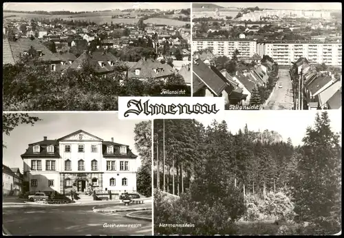 Ansichtskarte Ilmenau Stadtteilansichten ua Neubaugebiet 1984