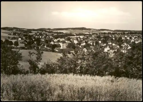 Ansichtskarte Zschorlau Blick über die Stadt 1967