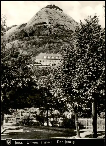 Ansichtskarte Jena Jenzig - Weg, Gebäude 1968