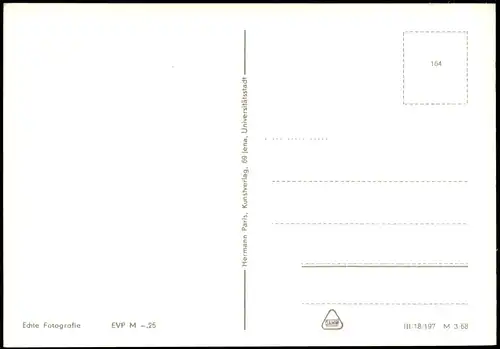 Ansichtskarte Jena Johannistor und Stadtkirche 1968