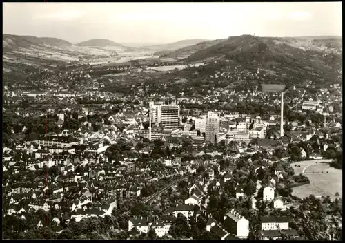 Ansichtskarte Jena Blick über die Stadt - Fotokarte 1968