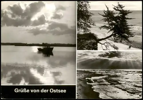 .Mecklenburg-Vorpommern Ostsee Allgemein Strandansichten DDR Mehrbild-AK 1982