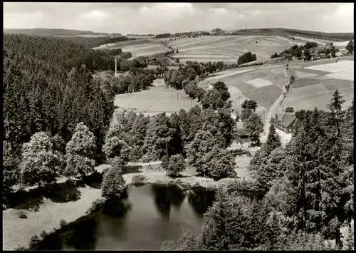 Ansichtskarte Wurzbach Blick vom Koselstein 1968
