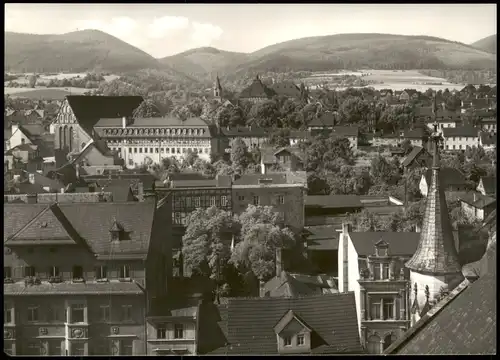 Ansichtskarte Saalfeld (Saale) Blick zum Franziskaner-Kloster 1973