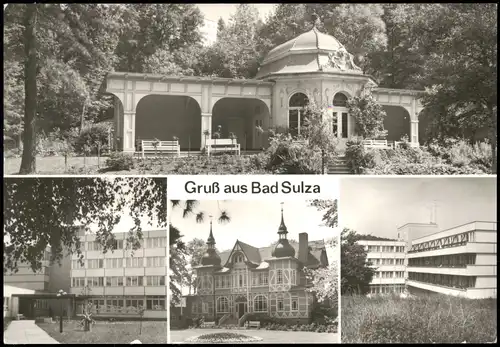 Ansichtskarte Bad Sulza MB Pavillon, Villa, Neubauten 1985
