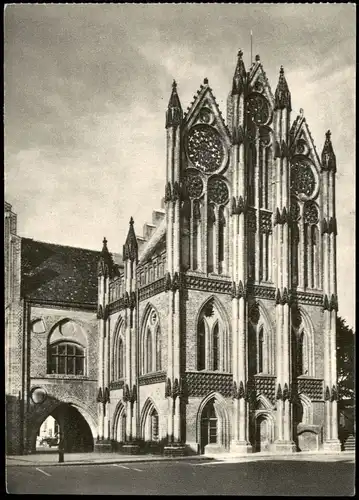 Ansichtskarte Tangermünde Rathaus zur DDR-Zeit 1970