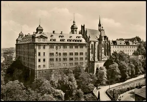 Ansichtskarte Altenburg Schloß (Castle) zur DDR-Zeit 1962