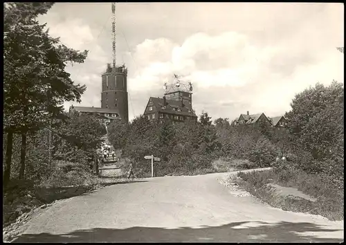 Brotterode DDR AK Großer Inselsberg Inselberg Thüringer Wald 1962