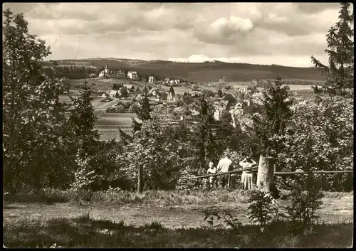 Ansichtskarte Finsterbergen-Friedrichroda Panorama-Ansicht zur DDR-Zeit 1970