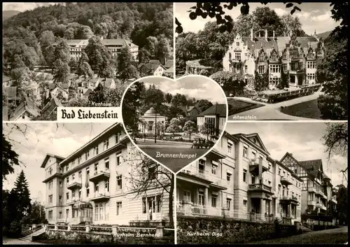 Bad Liebenstein DDR  Kurhaus, Altenstein, Kurheim Olga, Bernhard 1973