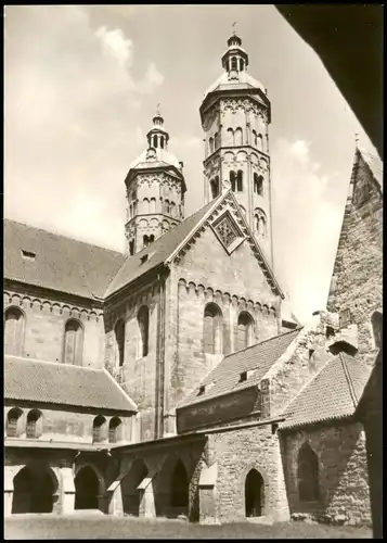 Ansichtskarte Naumburg (Saale) Naumburger Dom - St. Peter und Paul - Hof 1973