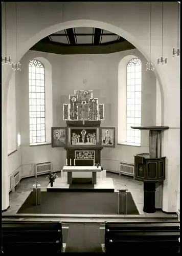 Ansichtskarte Bad Lobenstein St. Michaelskirche - Altar 1972