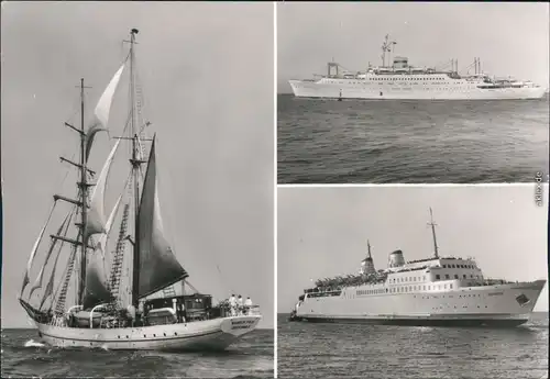 Segelschulschiff Wilhelm Pieck, MS Völkerfreundschaft, Fährschiff Saßnitz 1984
