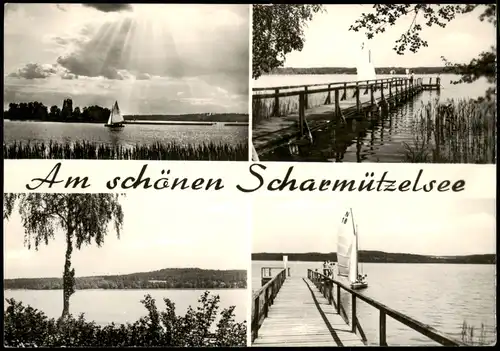 Ansichtskarte Pieskow-Bad Saarow Scharmützelsee DDR Mehrbildkarte 1971