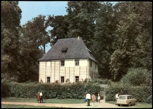 Ansichtskarte Weimar Goethes Gartenhaus 1972