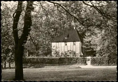 Ansichtskarte Weimar Goethes Gartenhaus Goethe Haus 1963