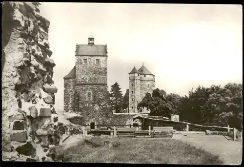 Ansichtskarte Stolpen Burg Stolpen Seiger- und Johannisturm 1976