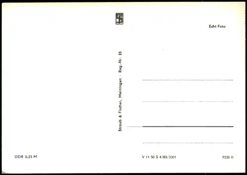 Ansichtskarte .Thüringen Schönbrunner Berghütte DDR Mehrbildkarte 1983