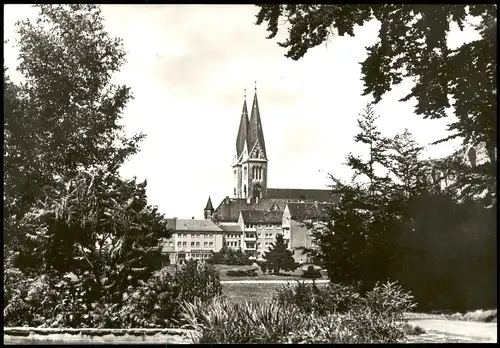 Ansichtskarte Halberstadt Blick zum Dom DDR AK 1976
