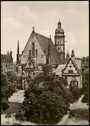 Ansichtskarte Leipzig Thomaskirche Kirche (Church) 1963