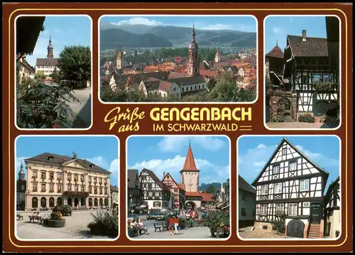 Ansichtskarte Gengenbach (Schwarzwald) Stadtteilansichten 1999