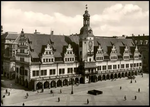 Ansichtskarte Leipzig Altes Rathaus 1962