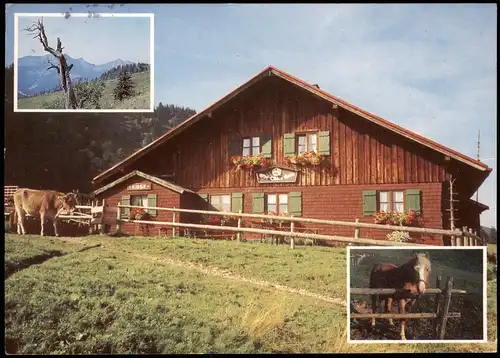 Ansichtskarte Isny Alphütte obere Kalle 1996