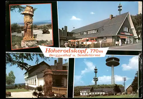 Schotten (Vogelsberg) Hoherodskopf (Vogelsberg-Hessen) Gasthof MB 1979