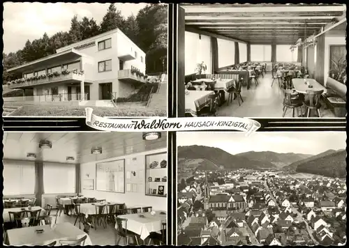 Hausach (Schwarzwald) Restaurant Waldhorn 4 Bild Innen Kinzigtal 1966