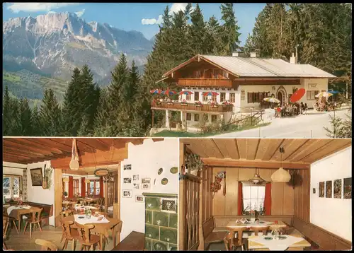 Berchtesgaden Gasthaus und Café Sonneck (1050 m) Innen 3 Bild 1981