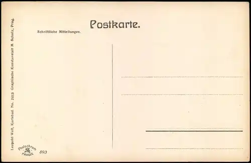 Postcard Karlsbad Karlovy Vary Alte und neue Wiese. 1913
