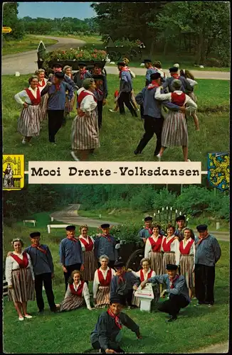 .Niederlande Volksdansgroep ,,Spier" (Dr.) Musiker Band Holland Niederlande 1969
