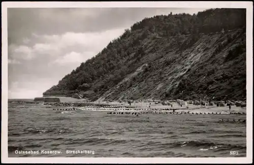 Ansichtskarte Koserow Usedom Streckelberg. Strand 1932