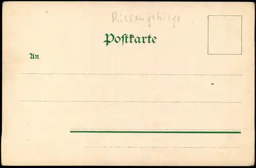 Schreiberhau Szklarska Poręba Im Inneren der Schneegruben - Bergsteiger 1906