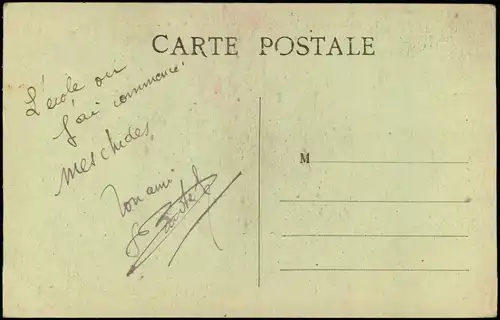 CPA La Charité-sur-Loire École Primaire Supérieure 1913